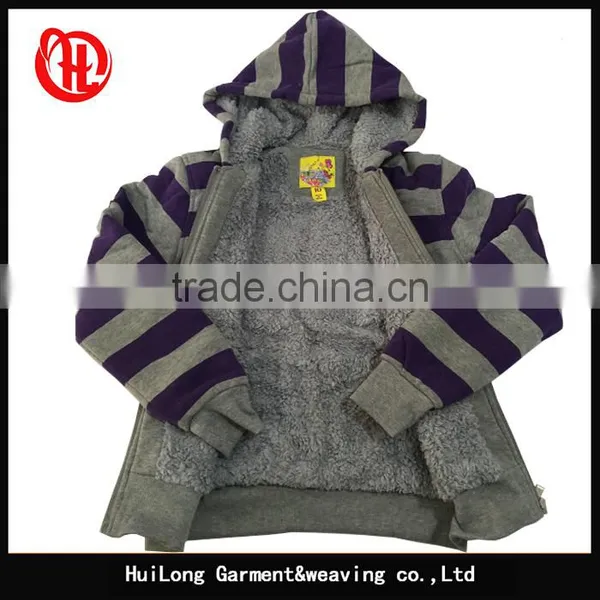 Wholesale Children Custom Logo Hoodies Sportswear Coat Childs Fur Jacket Coat photo-2