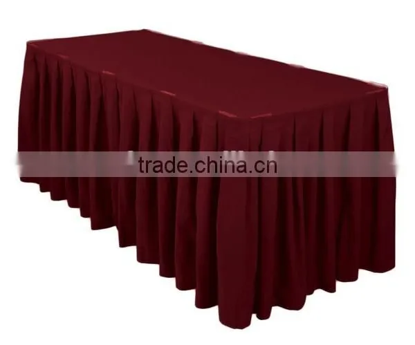Fabric Fitted Fashion Table Skirt photo-4