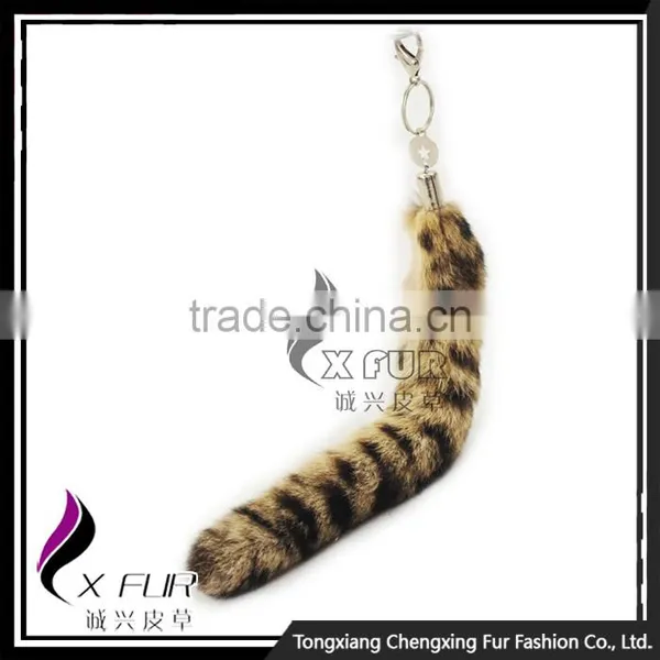 CX-R-27 2016 New Items Cute Animal Tails Cheap Key Chain photo-3