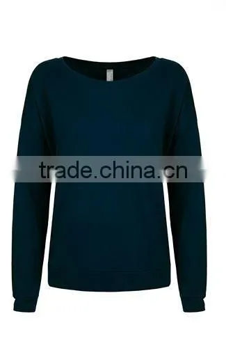 Next Level Apparel The Terry Long Sleeve Scoop Tee - Made From 50% Cotton and 50% Polyester and Comes With Your Logo. photo-3