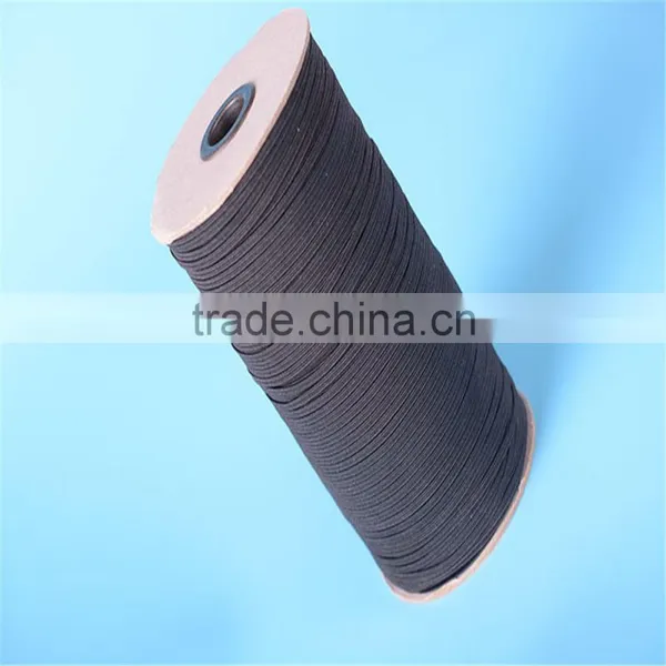 Braided Elastic Cord/Elastic Band/Elastic Rope/Bungee/Black Heavy Stretch Knit Elastic Spool photo-4