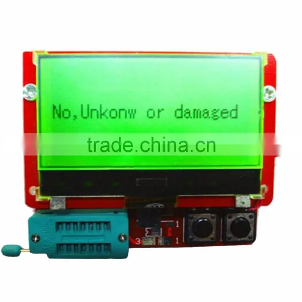 Mega328 Transistor Tester Diode Triode Inductor Capacitance ESR Meter Digital Led MOS NPN Tester Meter 12864 Graphic DC 9V photo-4