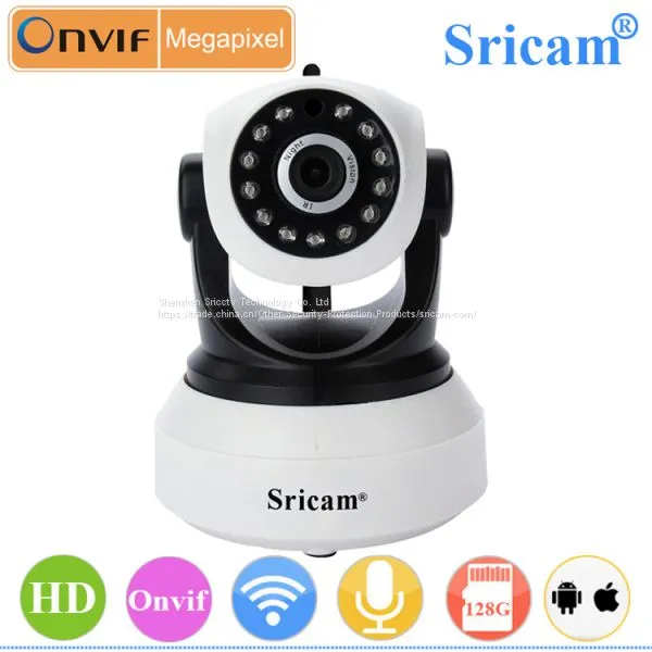 Sricam SP017 Two Way Audio Wireless Wifi Night Vision IP Camera 1.0MP Smart Surveillance Camera photo-3