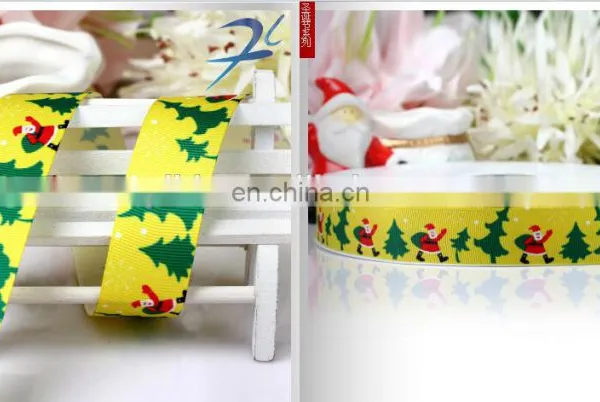 Hot Sell Custom Heat Transfer Printed Christmas Ribbon photo-6