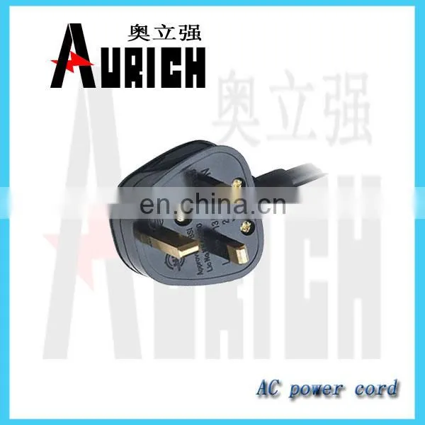 3 Pin Adaptor Plug Solid Style Electrical Plug H05vv-f Power Cord for Hair Straightener photo-3