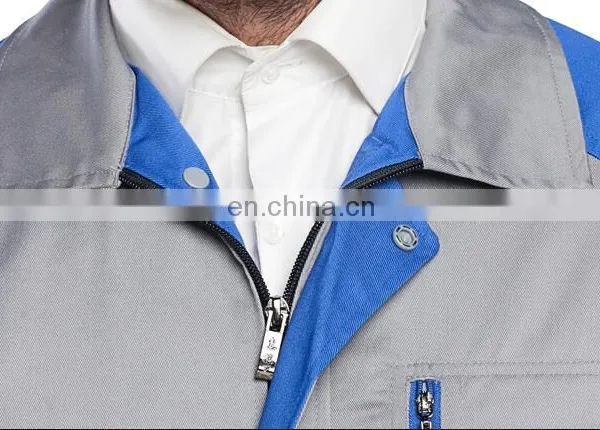 Customized Spring/Autumn Cotton Lapel Work Clothing Labor Uniform With Full Sleeve for Man photo-5
