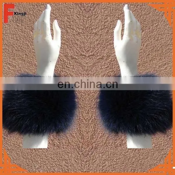 Natural Color Real Fox Fur Cuff