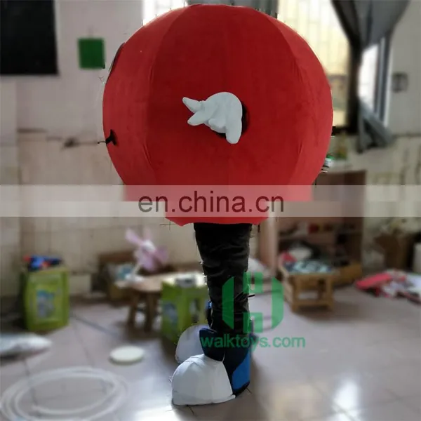 HI EN71 Funny Red Smile Mascot Costume for Adult photo-2