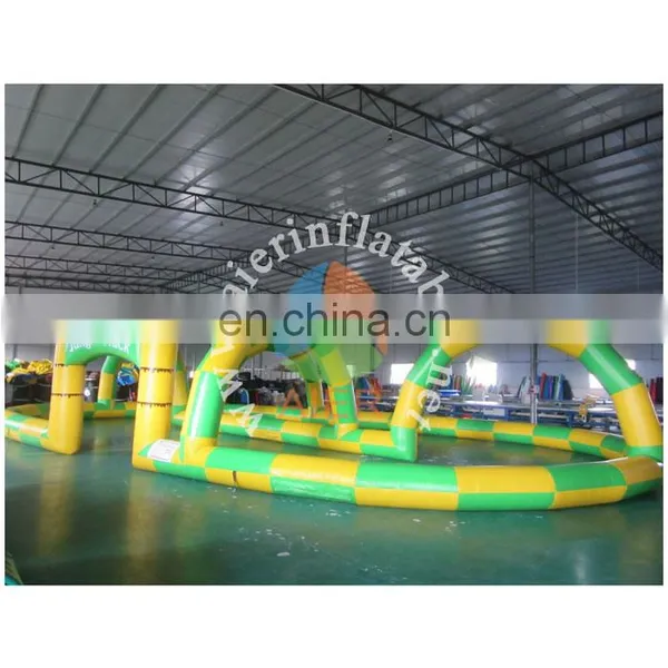 2016 Aier Top Quality Outdoor Game Inflatable Air Race Track for Sale photo-2