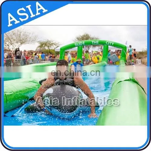 Hot Sale Extreme PVC Inflatable Water Slide Slip n Slide the City photo-2