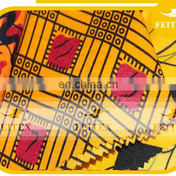 Peach Skin China Manufacturer New Fashion ODM Spandex African Print Polyester Garment Fabric photo-4