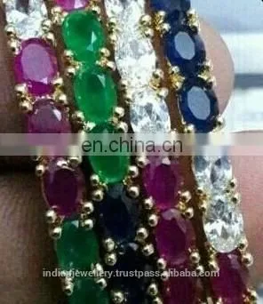 cz Jewelry Bangles Manufacturer, cz Bangle Bracelets Export, Custom Design photo-3