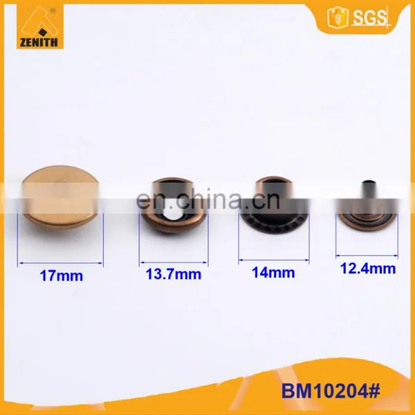 Customized Metal Brass Ring Snap Button BM10204 photo-5