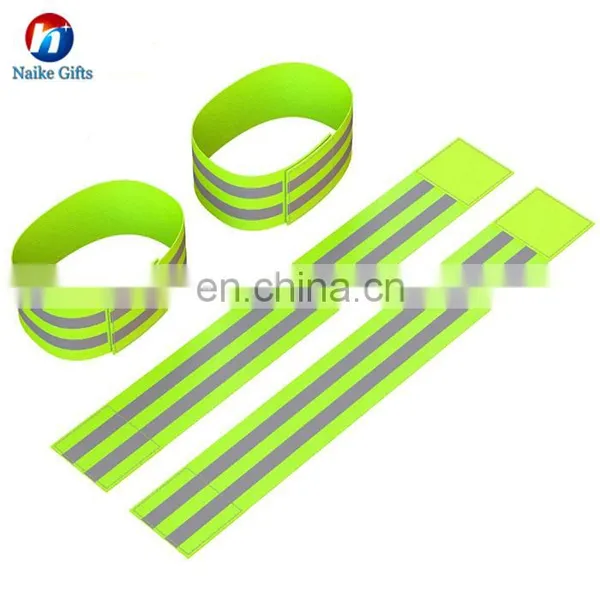 High Visibility and Safety Elastic Reflective Wristband/Reflective Armband