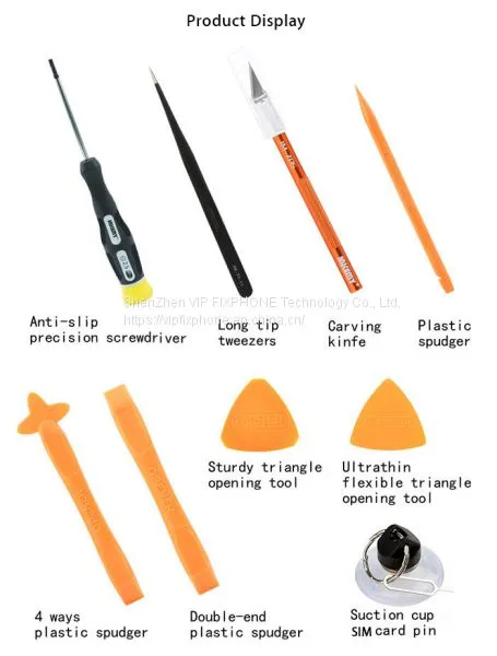 JM-9102 Phone Fix Tools Screwdriver Set Pry Opening Tool Kit photo-4