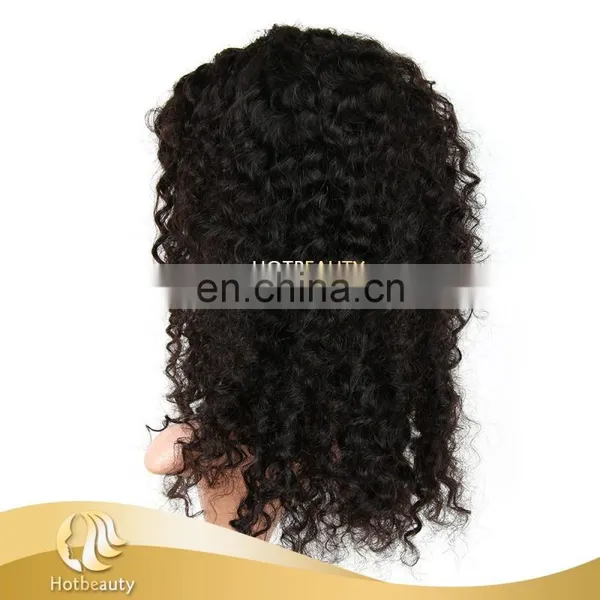 Wholesale Custom Kinky Curly Virgin Human Handmade Wig photo-4