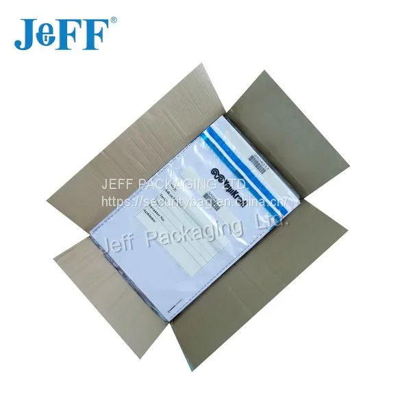 Customized Printing Top Standard High Quality Bank Security Deposit Bag With Sealing Tape photo-4
