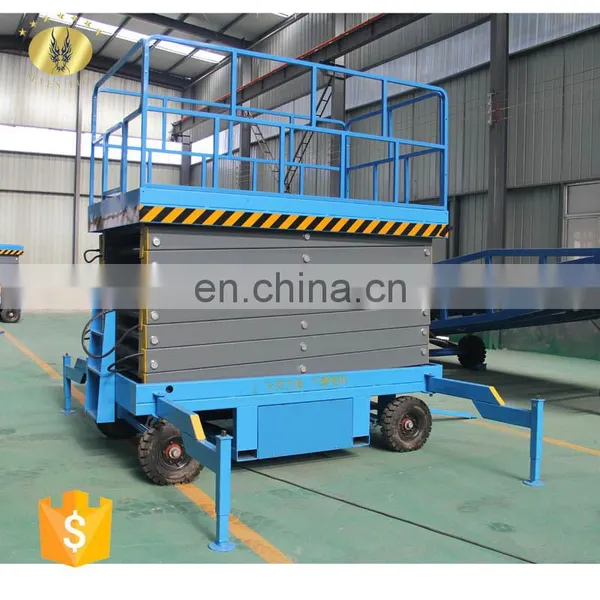 7LSJY Shandong SevenLift High Hand Truck Mobile Electric Water Hydraulic Lift Table photo-3