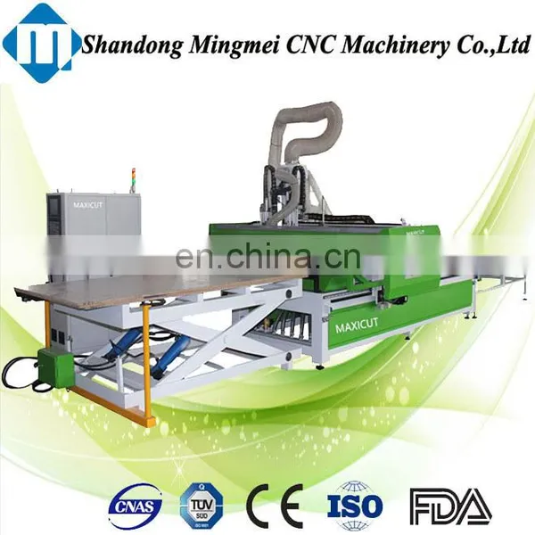 Canada Circular Atc Cnc Router High Quality Full Automatic Furniture Production Line With Drill Cutting Center 1224 photo-3