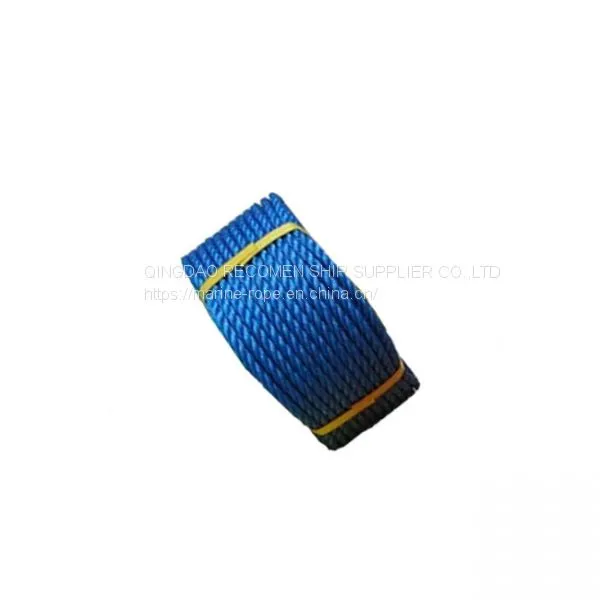 RECOMEN Hot Sale pp Danline Mooring 4 mm 3 Strands pp Twisted Danline Polypropylene Rope