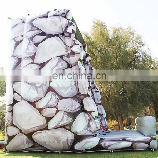 Inflatable Wall Climbing Wipeout Game Fun Rock Climb Tower Carnival Games For Sale photo-4