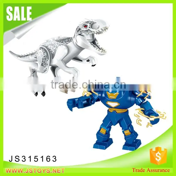 JSTOYS Heroes and Dinosaurs Plastic Bricks Toy for Wholesale photo-3