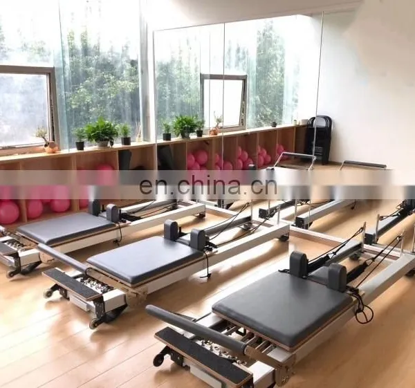 New Product Folding Pilates Reformer Of Aluminium Reformer Cheap With High Quality Reformer Pilates Aluminium Equipment SRP02 photo-3