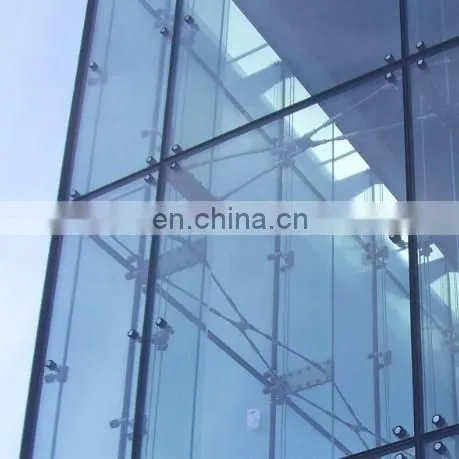 Glass Curtain Wall Ultra Clear Low Iron Heat Soaked Test Tempered Laminated Double Glazing Panels Facade Cost per Square Meter photo-2