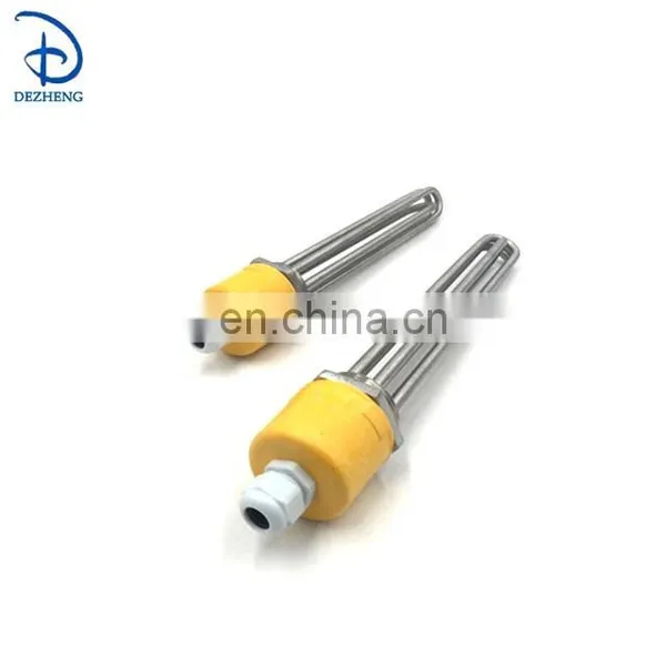 9KW Immersion Water Oil Electric Tubular Heater With Flange photo-2