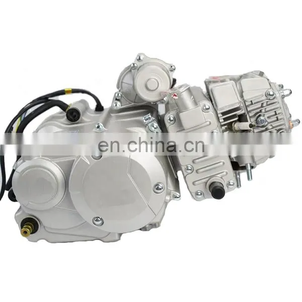 High Quality 4 Stroke Air-Cooled 1 Cylinder 110 120CC Motorcycle Engine Assembly photo-3