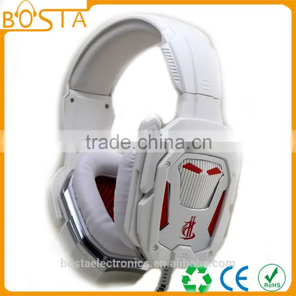 2016 Professional Lead Light Retracatble Microphone Gaming Headset With Best Price photo-2