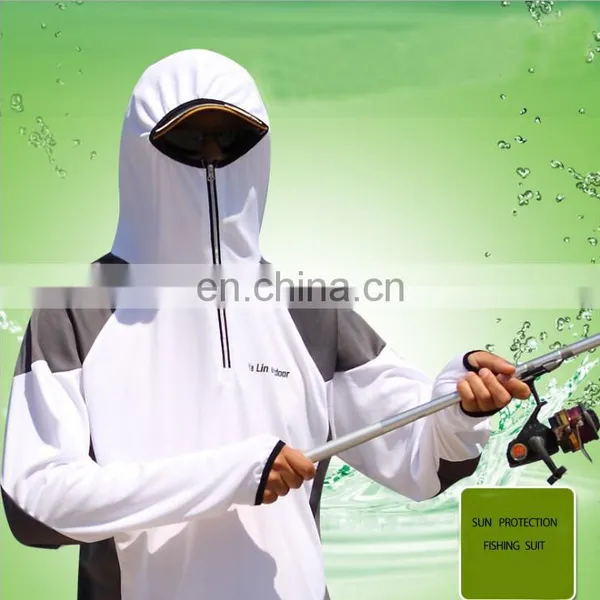 2020 Most Popular New Style Quick Dry Sports Clothing Sun Protection Hooded Fishing Suit