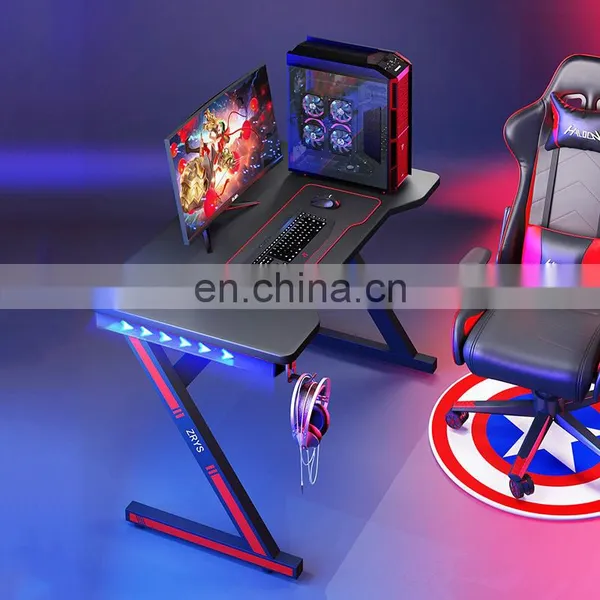 LGB Light Commercial Home Office Simple l Shaped Portable Sit Stand PC Computer Gaming Table Computer Desks photo-2