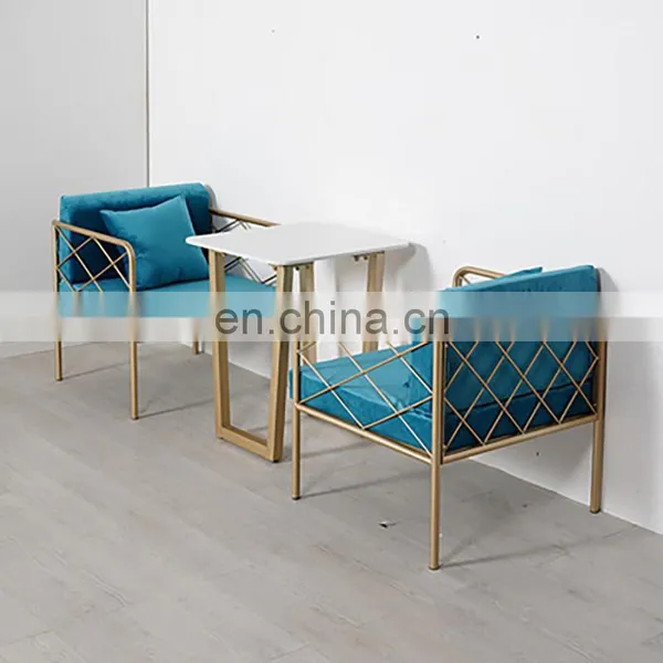Public Hairdressing Beauty Salon Waiting Chair photo-4
