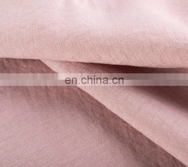 2022 Woven Creep Crinkle Nylon Yarn Dyed Cotton Rayon Fabric for Blouse photo-4