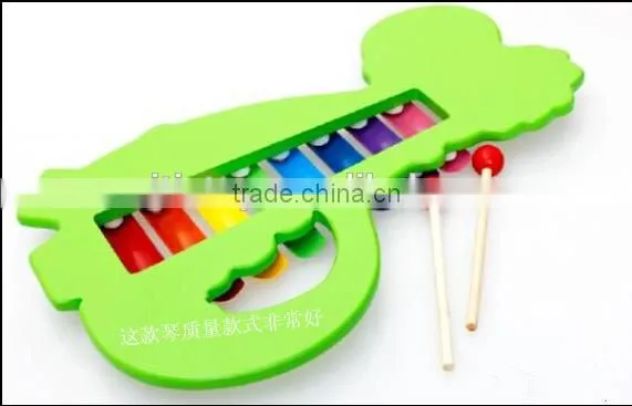 8 Scale Dinosaur Hand Knock Wooden Xylophone Piano Toy photo-3