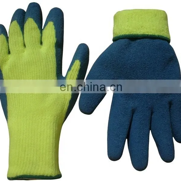 13 Gauge Red Polyester Latex Rough Coated Work Gloves photo-5