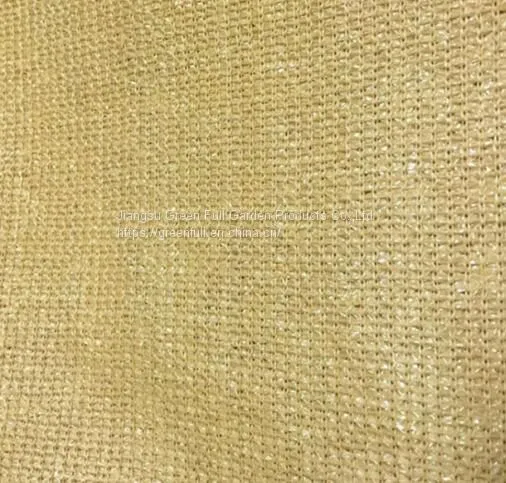 High Quality 340gsm 3*50m Beige HDPE Woven Fabric Knitted Sun Shade Cloth Net Carport photo-4