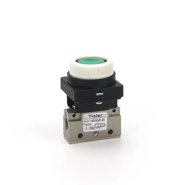 SMC Type VM130-01-32 Flat Type 3 Way Manual Control Mechanical Valves