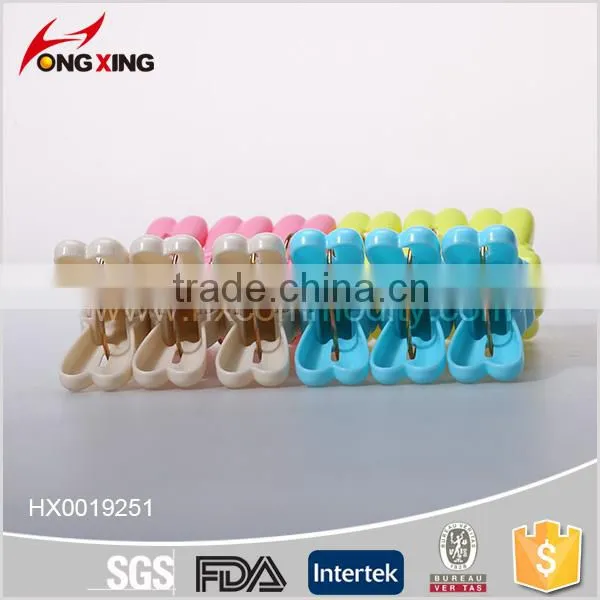 12pcs V Design Assorted Plastic Color Clothes Clips Pegs Supplier's Choice photo-2