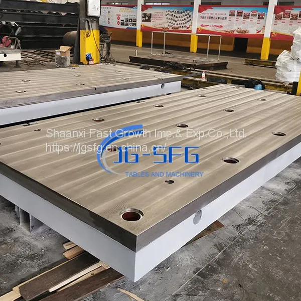 Cast Iron T-slot Base Plates, Floor Plates, Clamping Plates