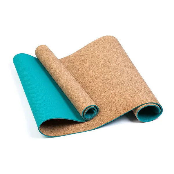 New Arrival Eco Friendly Custom Print Anti Slide Private Label Exercise Organic Cork Yoga Mat photo-5