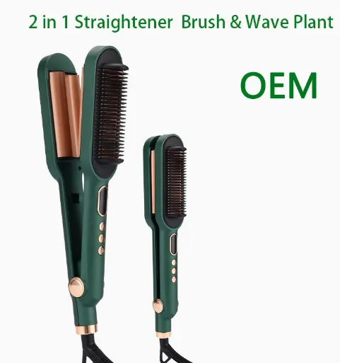 Three Tube Electric Curling Iron/water Wave Straightener/straightening Comb With Fast Heating and LCD Display（Wechat:13510231336） photo-4