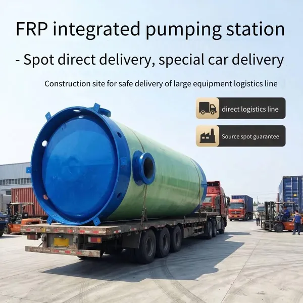 Lijiang Frp Integrated Pumping Station / Installation and Construction of Integrated Pumping Stations for Rural Sewage photo-5