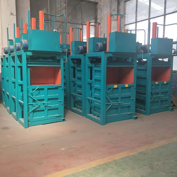 Small Vertical Hydraulic Baler for Waste Cardboard Paper Plastic Recycling photo-3