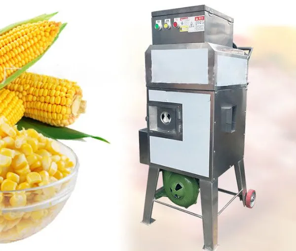 Maize Thresher Sweet Corn Threshing Machine Fresh Corn Sheller photo-3