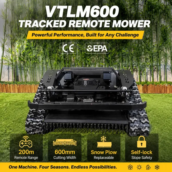 Vigorun VTLM600 Роботический катерный газонокосилка с 45° наклоном и шириной резания 600 мм для ферм и садов