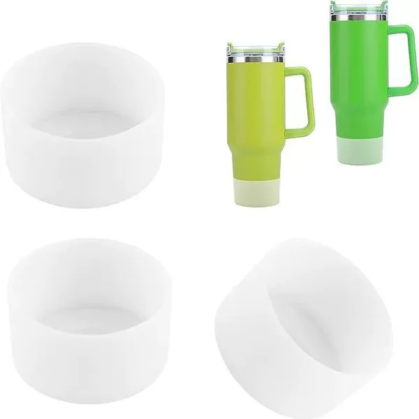 Silicone Protective Boot 7.5cm 9cm, Anti-Slip Heat Resistant Water Bottle Sleeve Bottom Protector for Tumblers & Sports Cups photo-5
