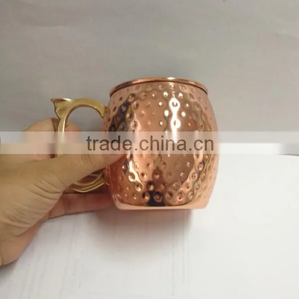 Set of 4 Moscow Mule Copper Mugs, 16 Oz, Stainless Steel Lining photo-3