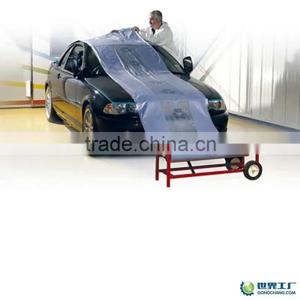 Disposable Plastic With Elastic Car Cover photo-2